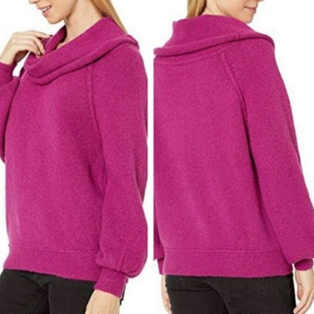 Free People Echo Beach Cowl Neck Sweater size XS